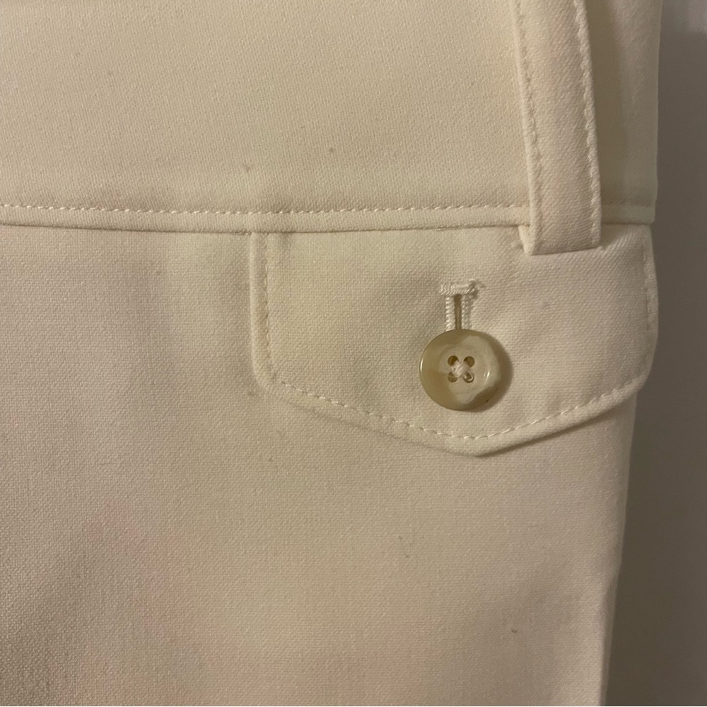 Ann taylor off white cuffed pant women’s size 4